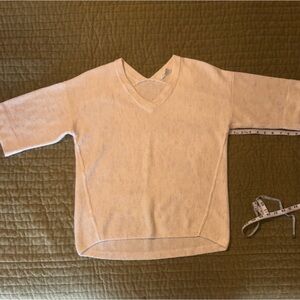 LOFT Soft Silver/Light Gray V-Neck Sweater